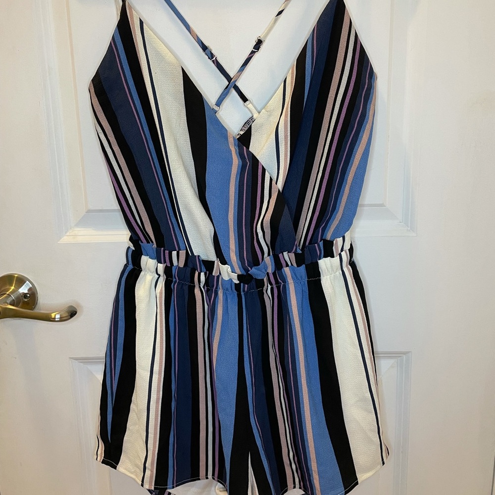 Striped Romper